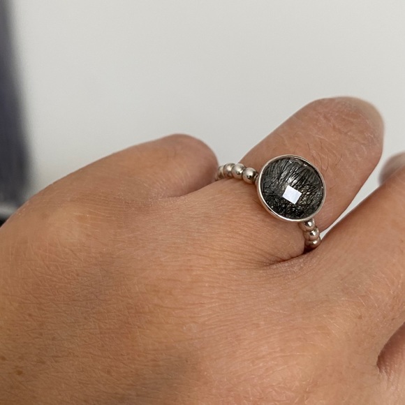 Pandora Rutile Quartz Bubble Ring - Picture 6 of 12